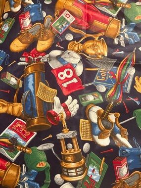 One yard Cranston golf fabric